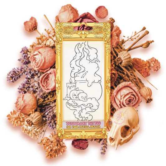 Witch Cauldron | Temporary Tattoo
