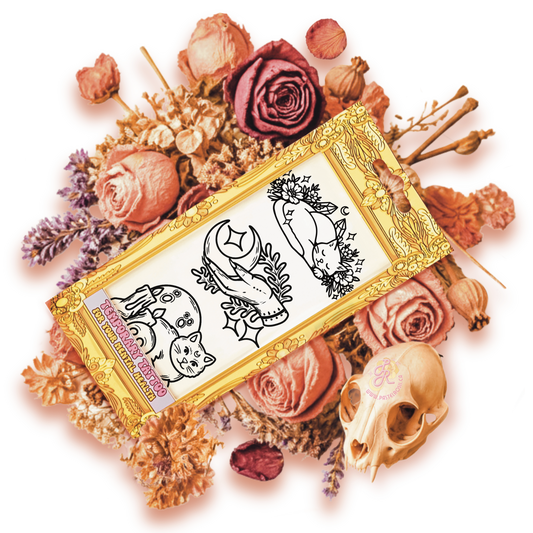 A Witches Timeline | Temporary Tattoo Mini Set