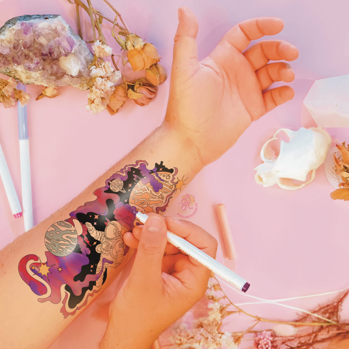 The Explorer | Temporary Tattoo