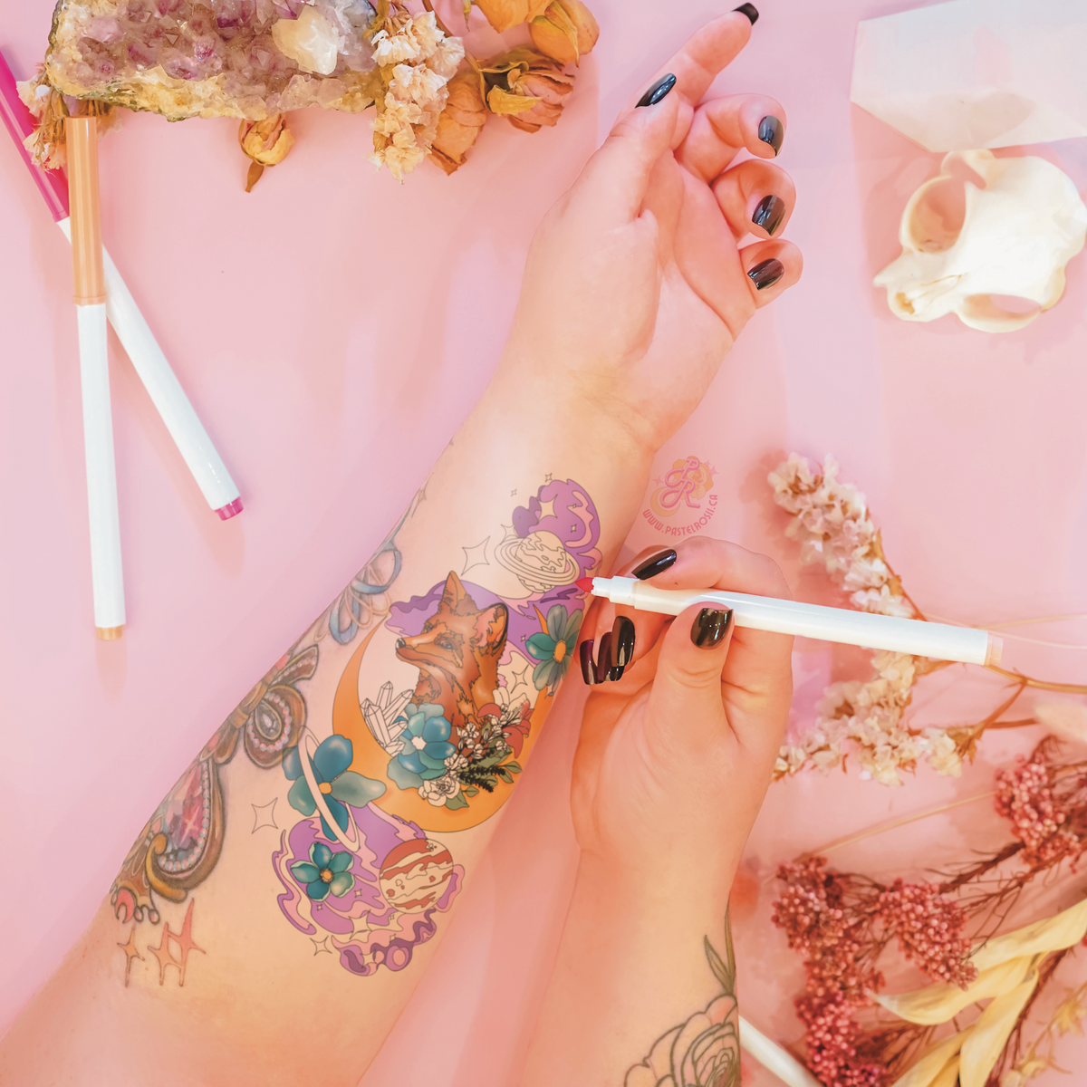Solar Fox | Temporary Tattoo