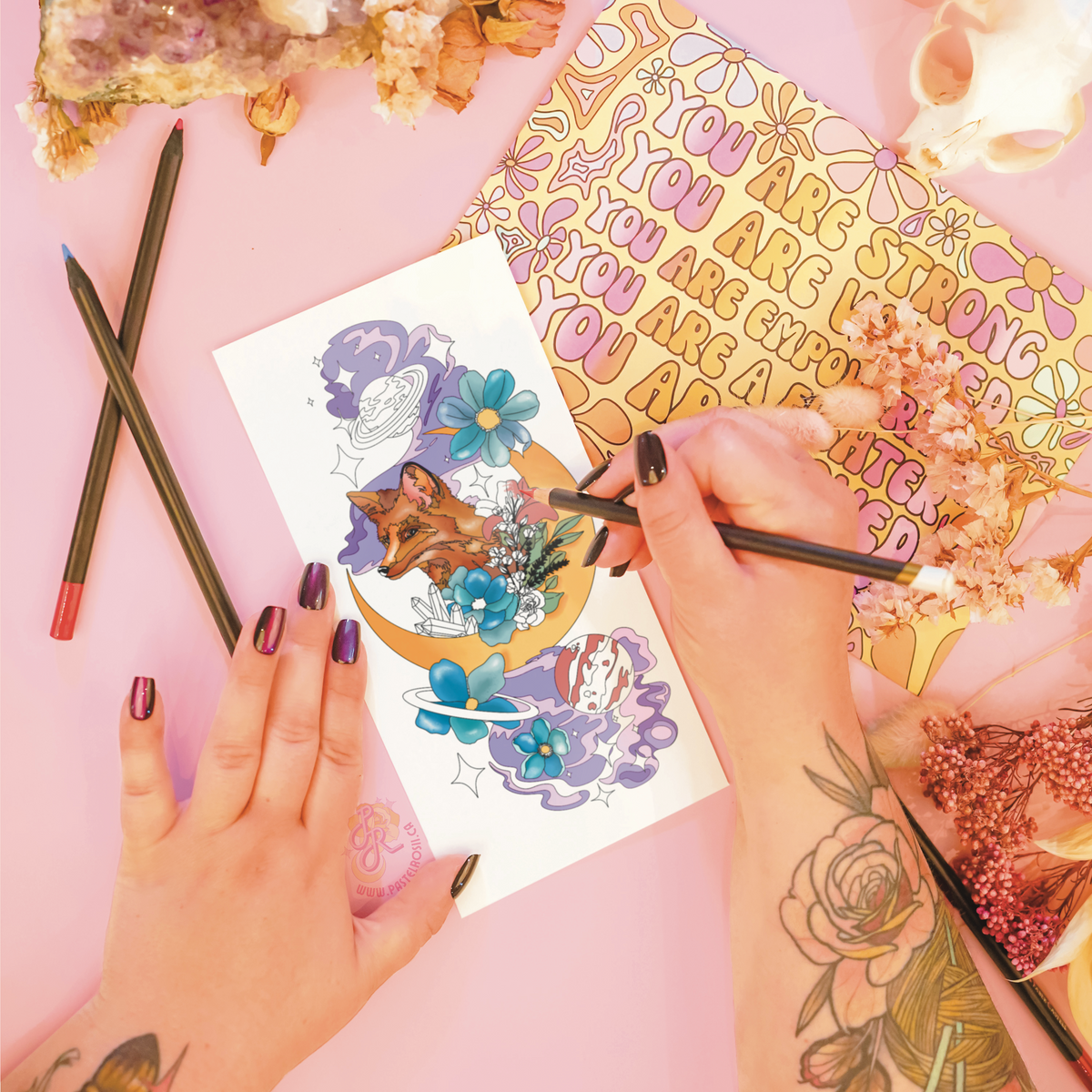 Solar Fox | Temporary Tattoo