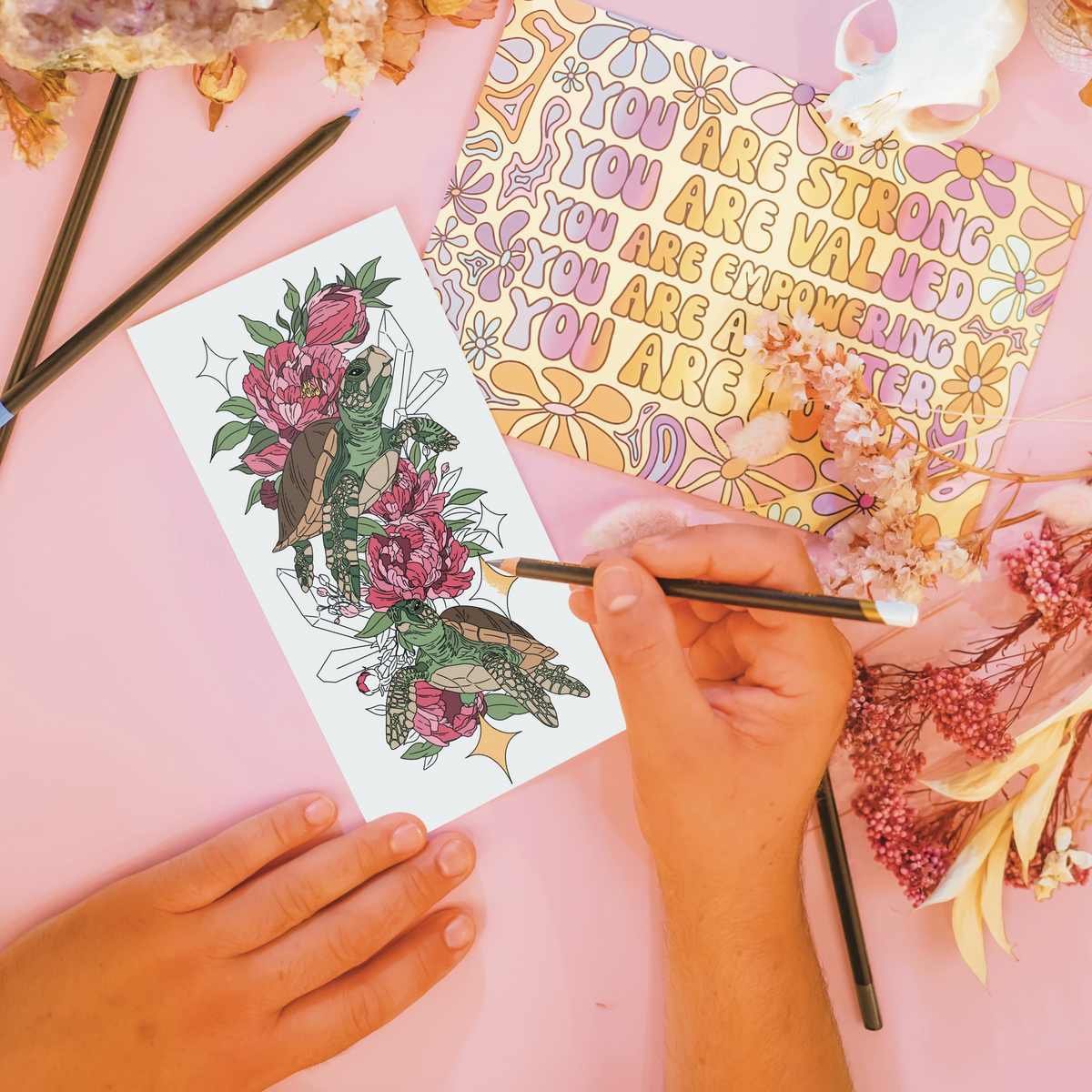 Lush Depths | Temporary Tattoo