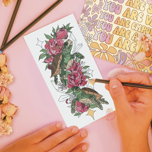 Lush Depths | Temporary Tattoo