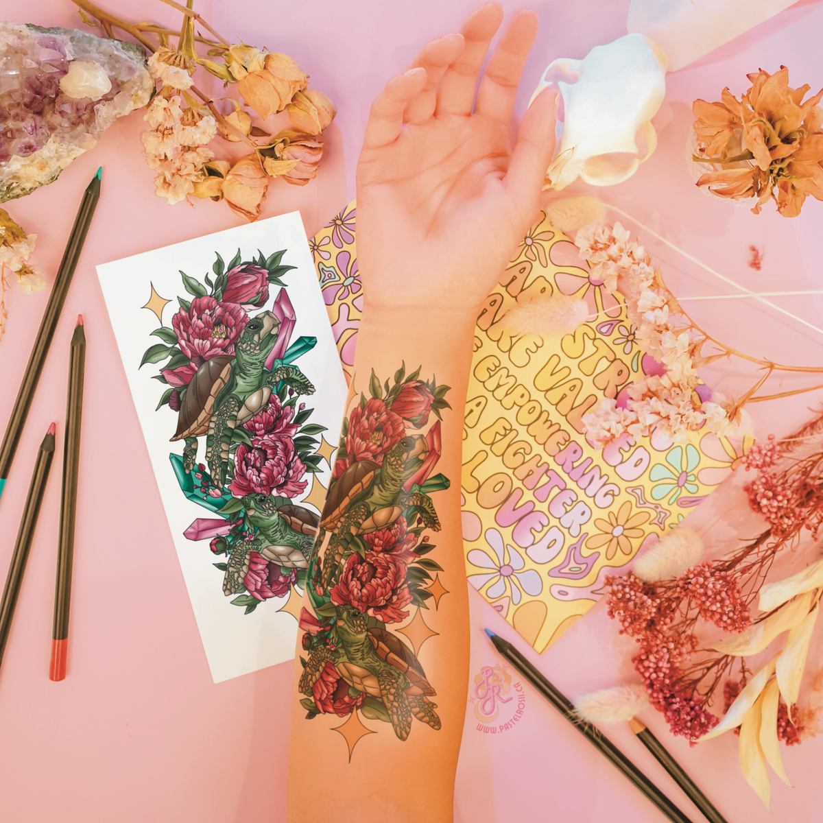 Lush Depths | Temporary Tattoo
