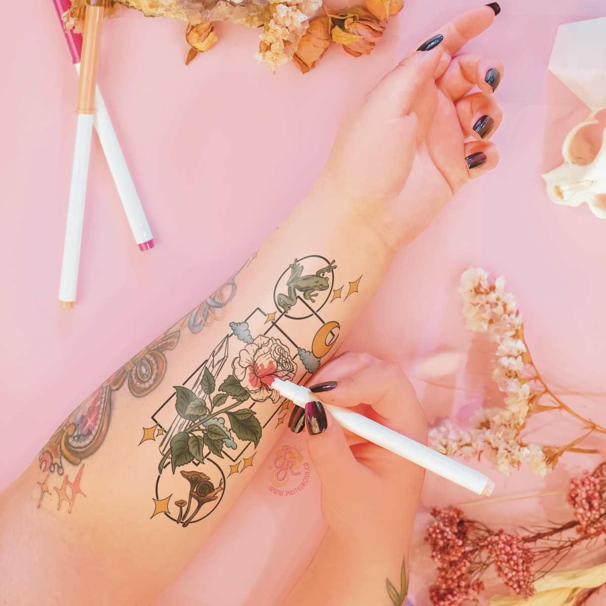 Fantasy Garden | Temporary Tattoo