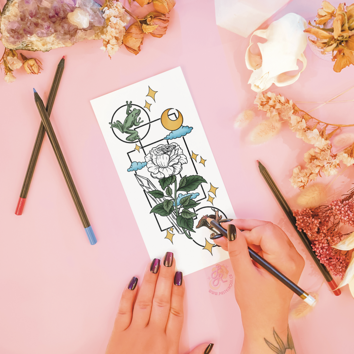 Fantasy Garden | Temporary Tattoo