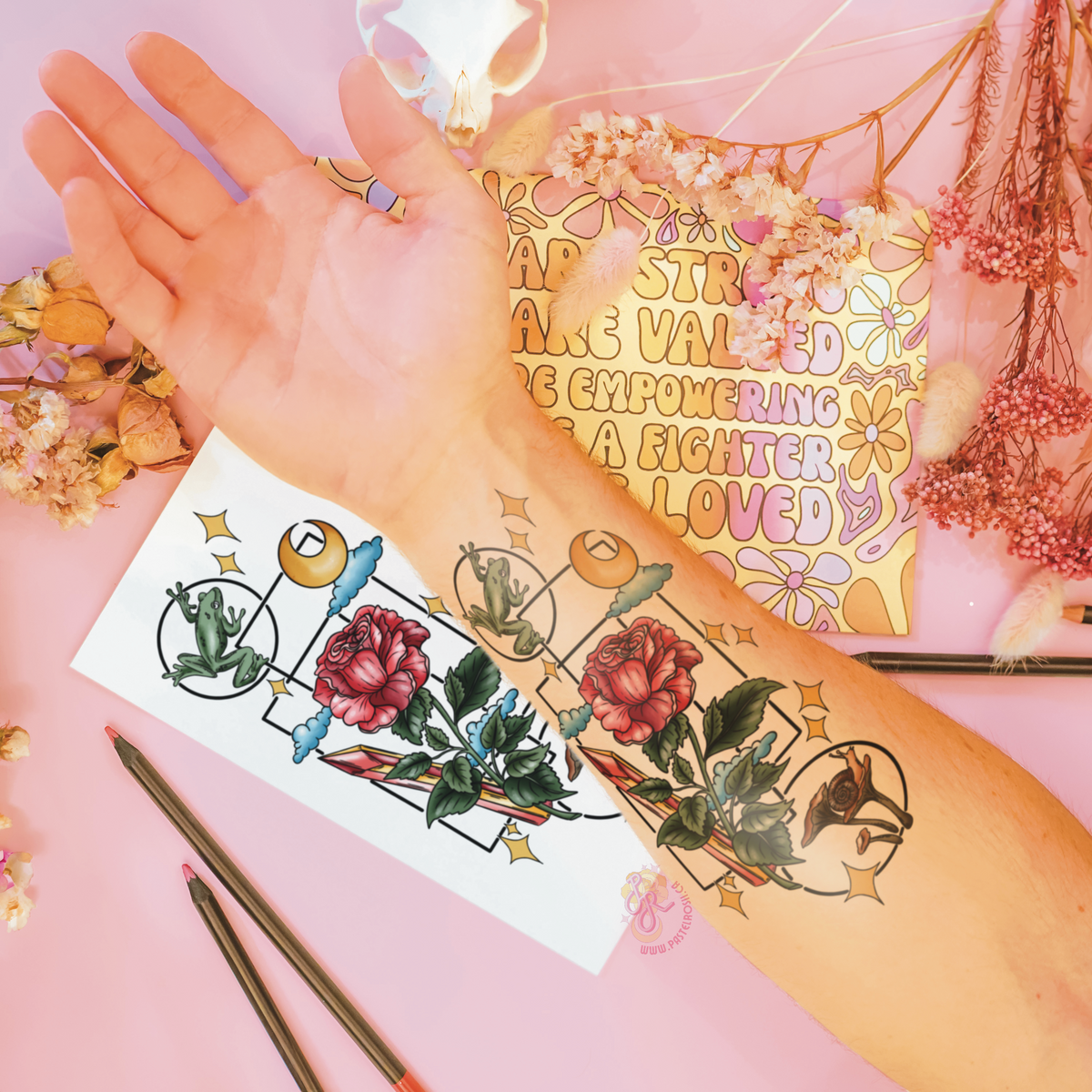 Fantasy Garden | Temporary Tattoo