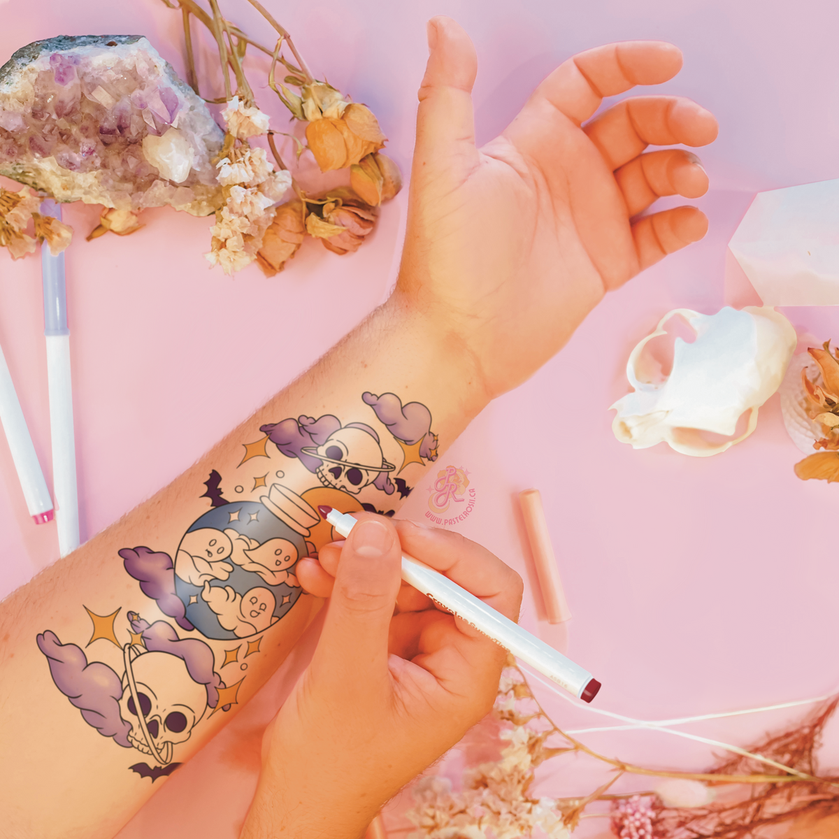 Boo-tiful Space | Temporary Tattoo