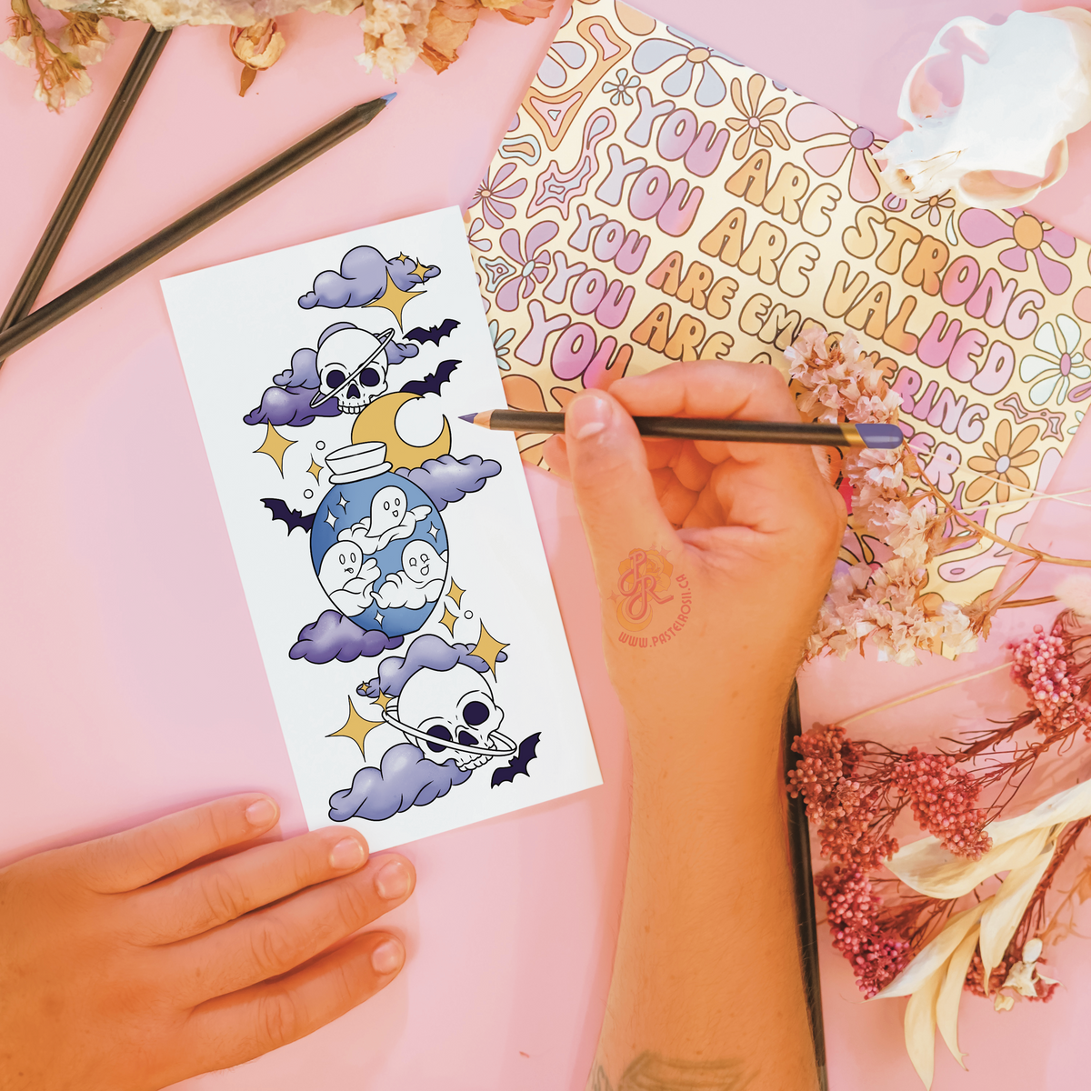Boo-tiful Space | Temporary Tattoo