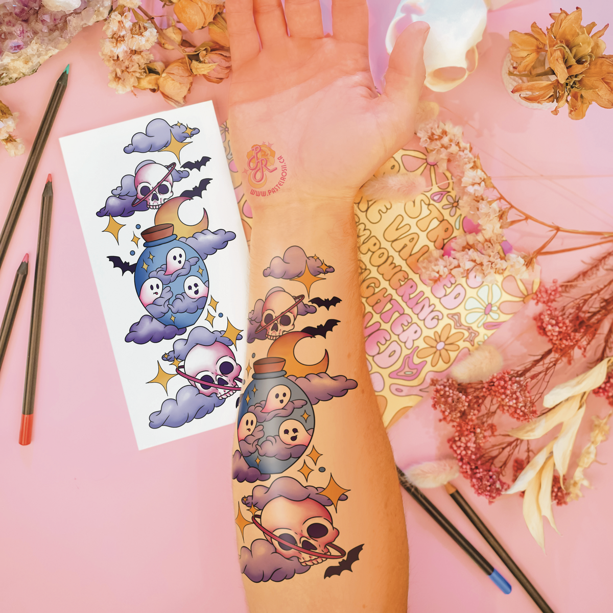 Boo-tiful Space | Temporary Tattoo