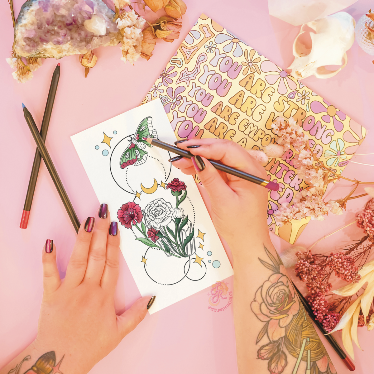 Night Garden | Temporary Tattoo