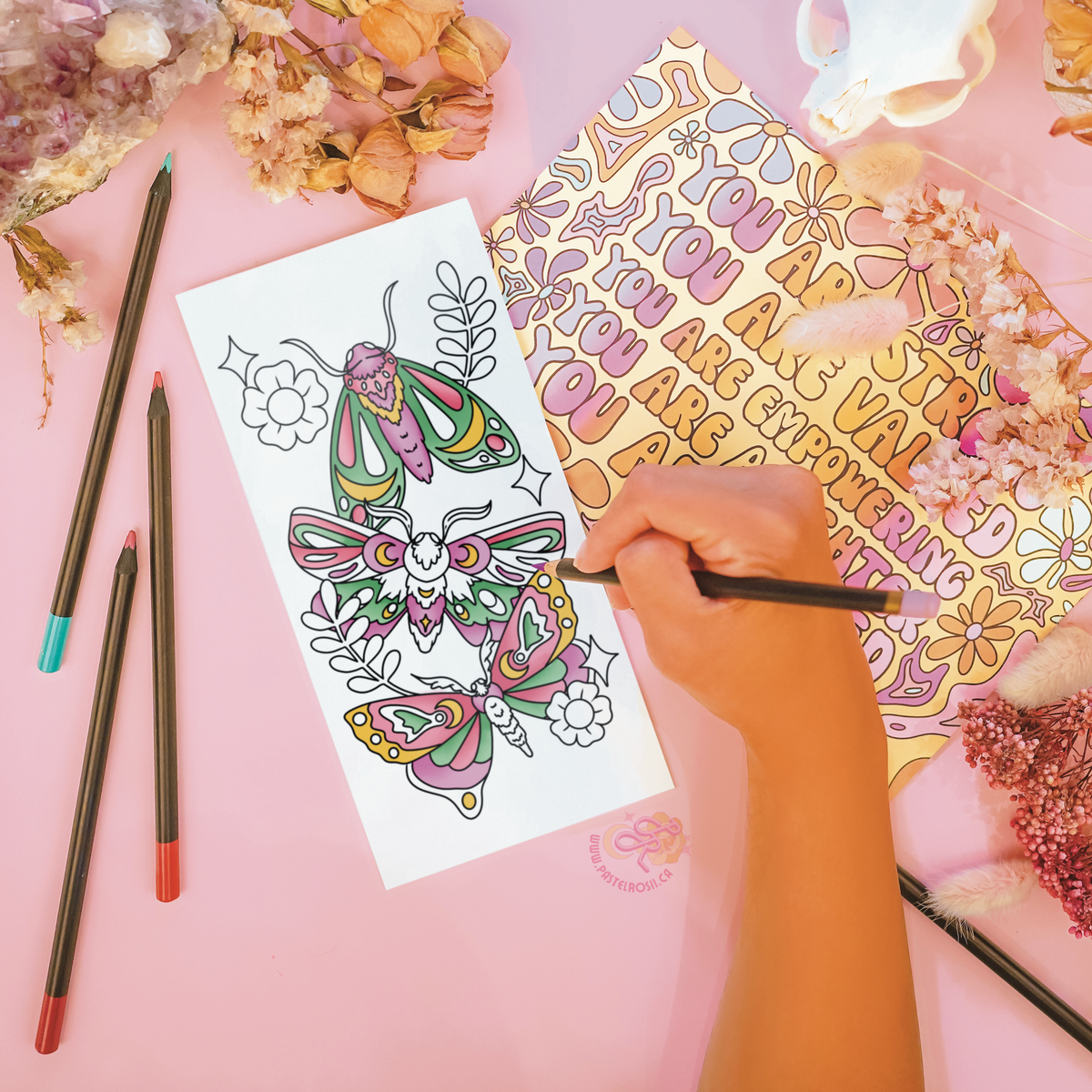 Moth Whisper | Temporary Tattoo