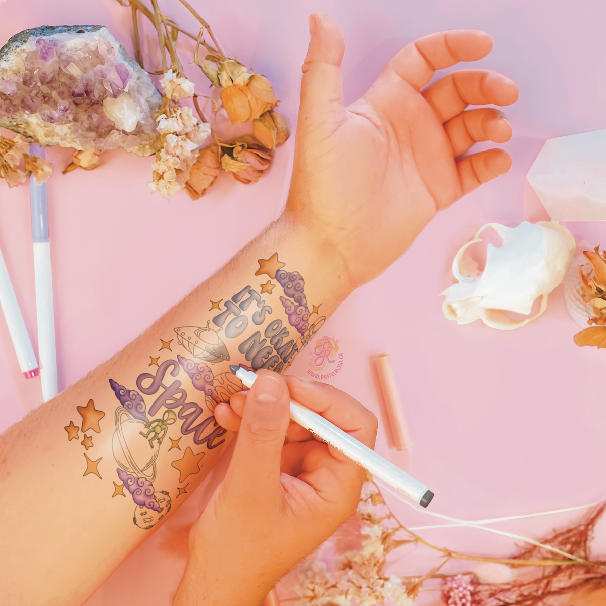 It’s Okay to Need Space | Temporary Tattoo