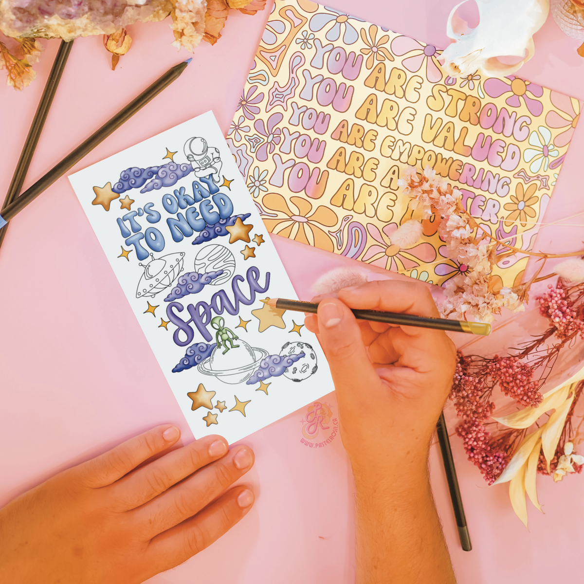 It’s Okay to Need Space | Temporary Tattoo