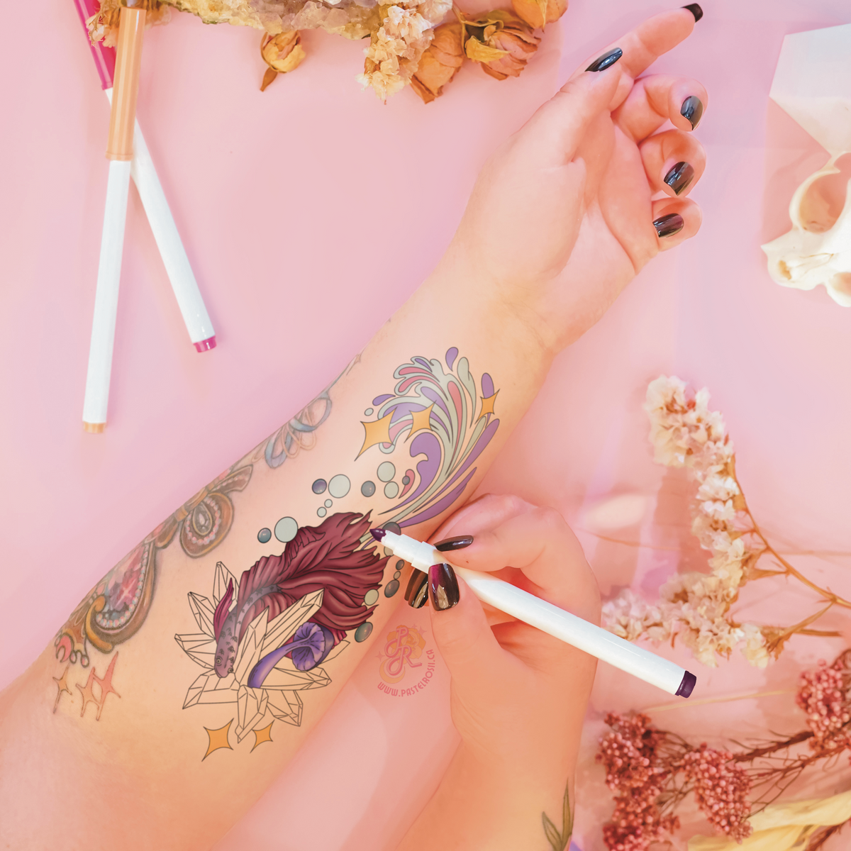 Garden Below | Temporary Tattoo