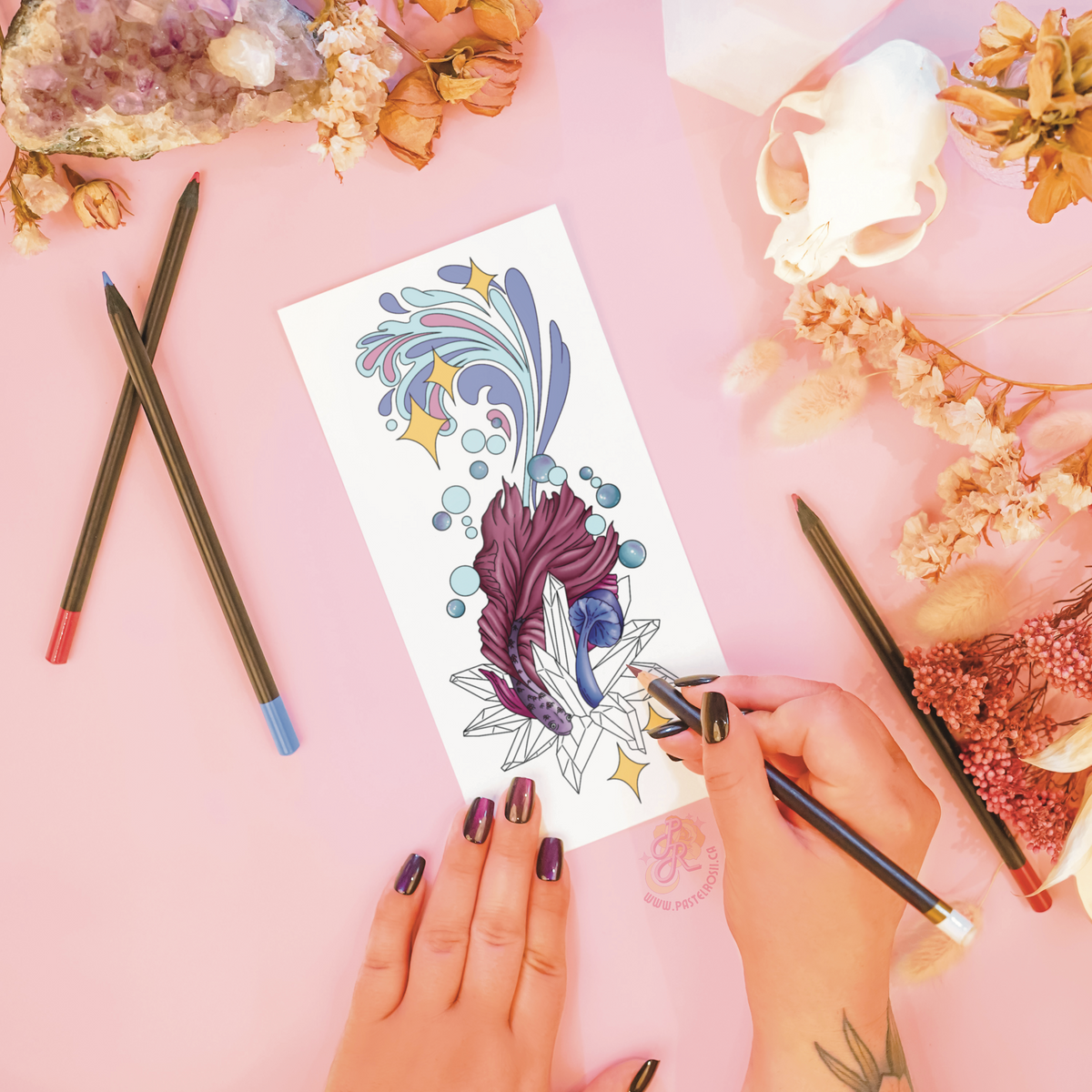 Garden Below | Temporary Tattoo