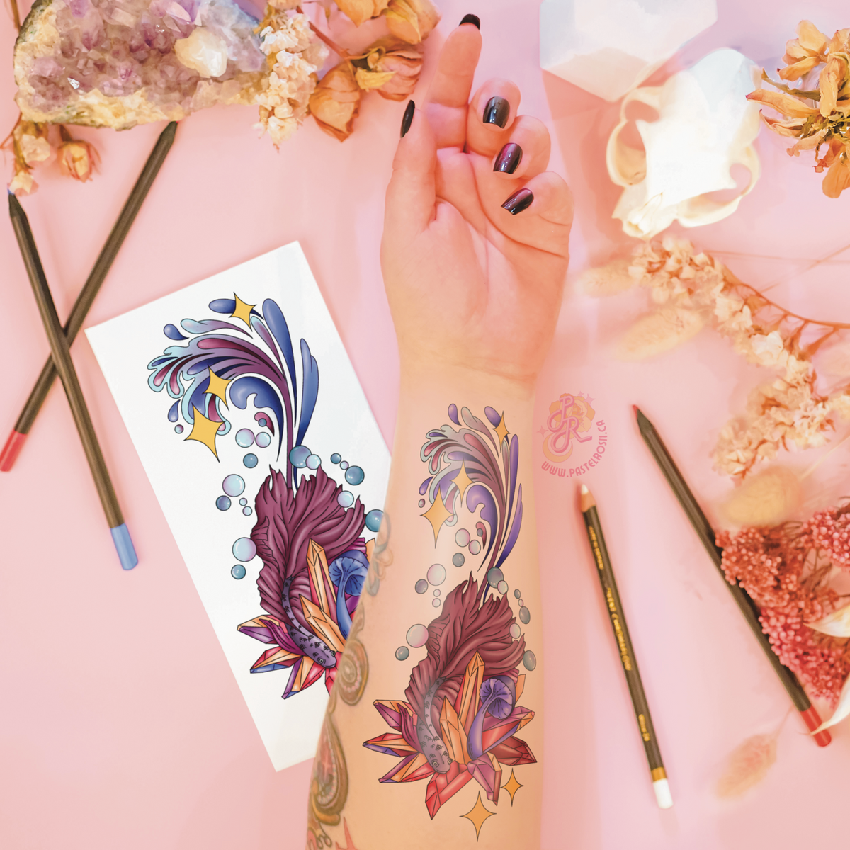 Garden Below | Temporary Tattoo