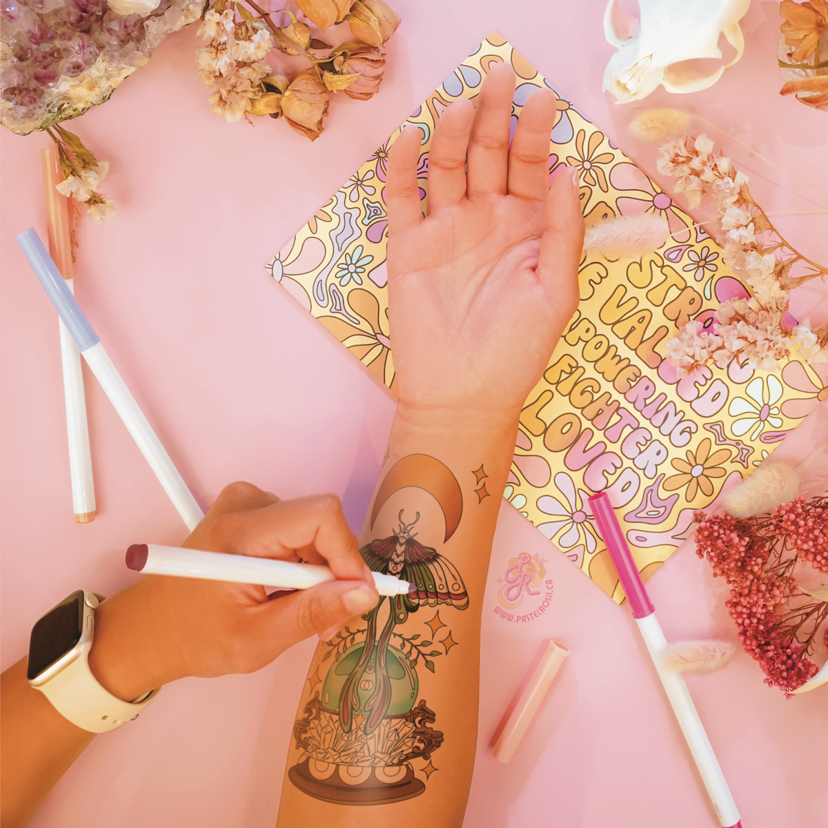 Future of the Moth | Temporary Tattoo