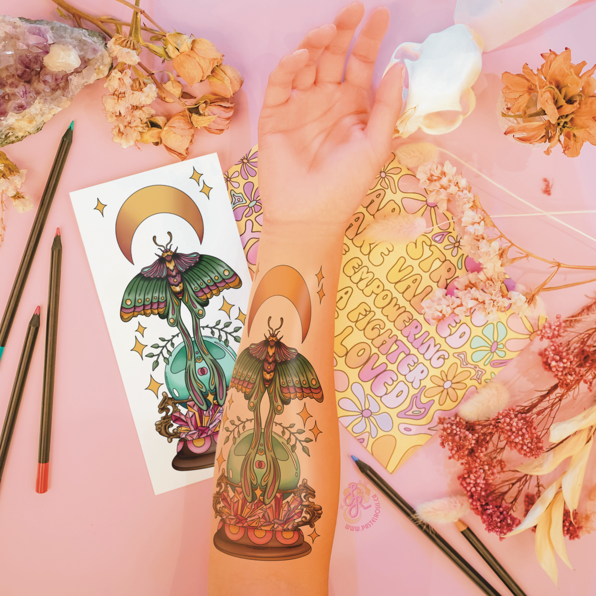 Future of the Moth | Temporary Tattoo
