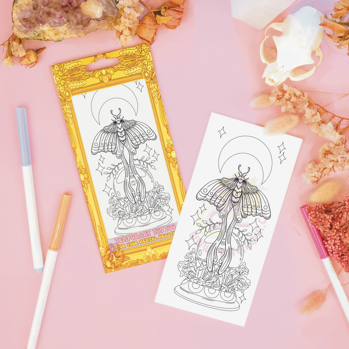 Future of the Moth | Temporary Tattoo