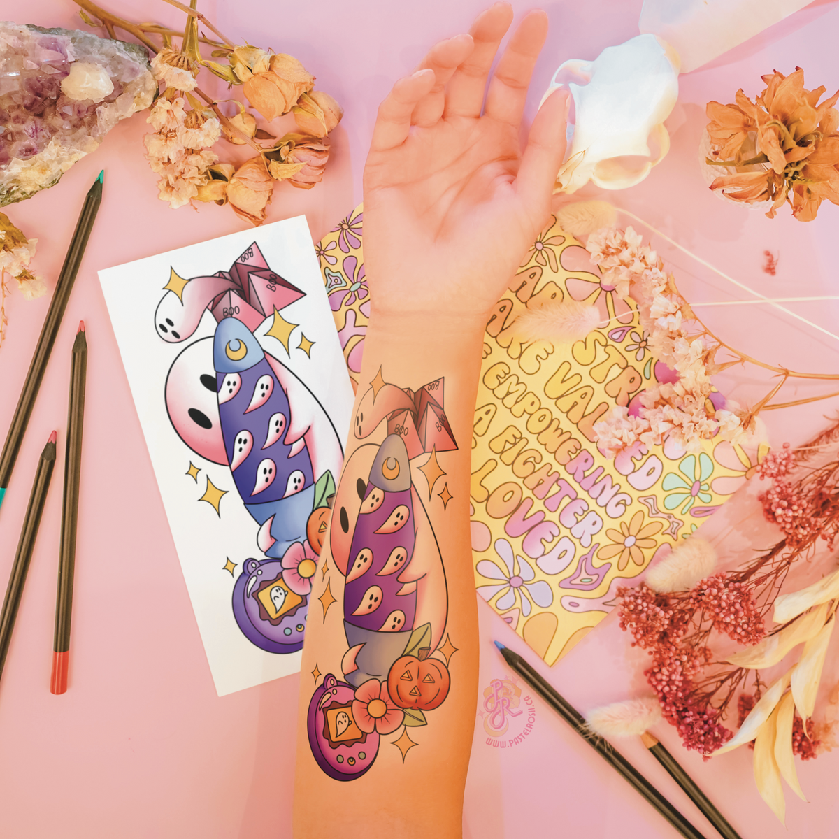Ghost of the 90’s | Temporary Tattoo