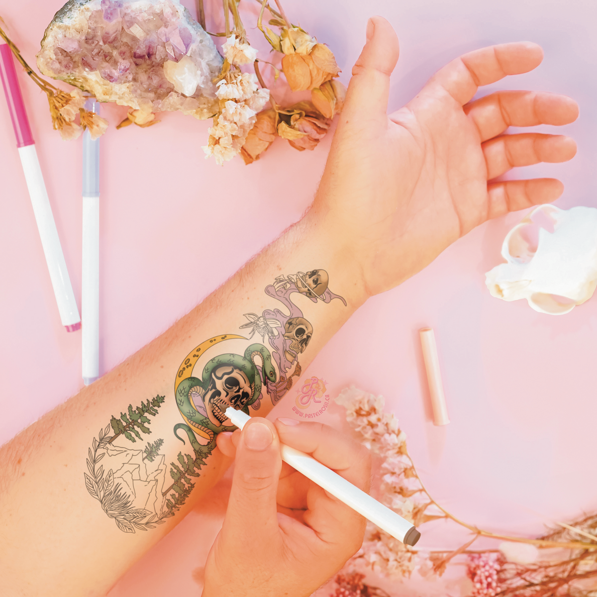 Graveyard Galaxy | Temporary Tattoo