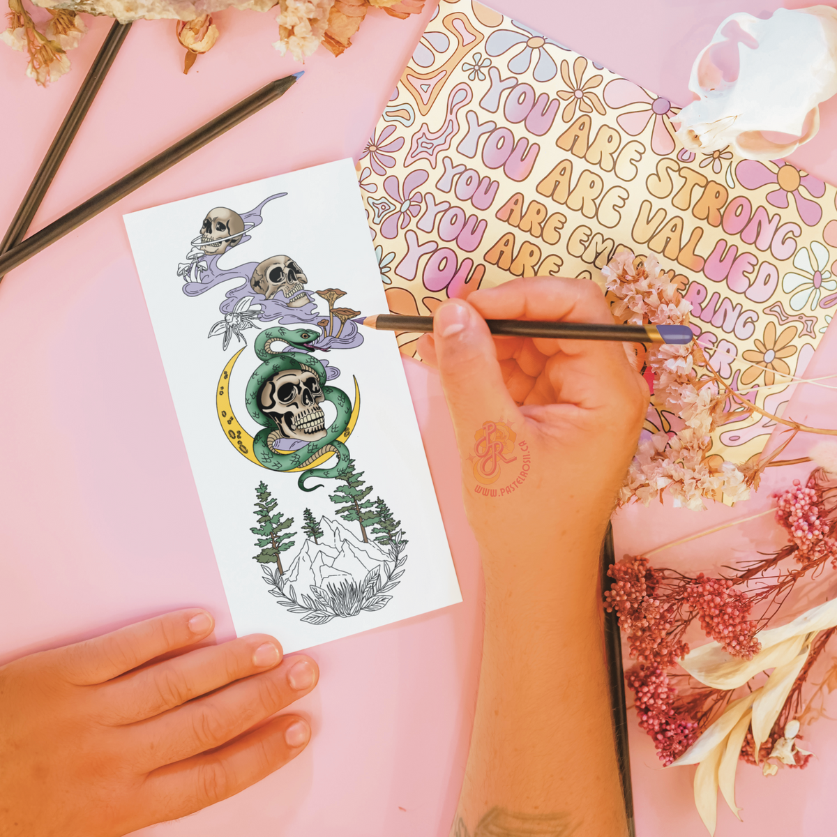 Graveyard Galaxy | Temporary Tattoo