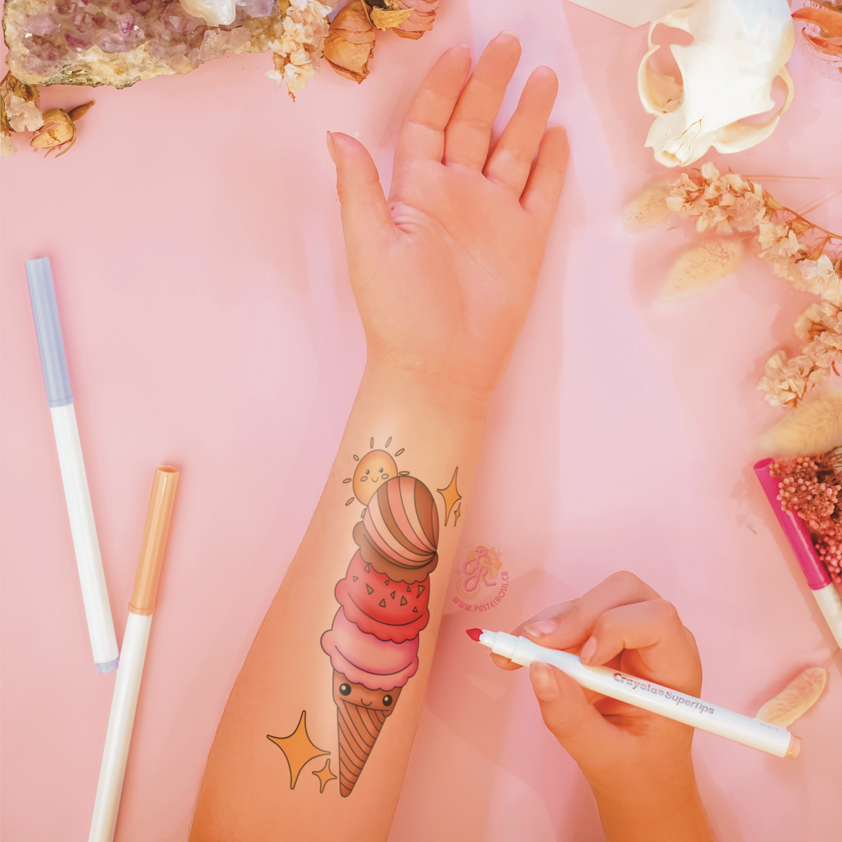 Frosty Sweetheart | Temporary Tattoo