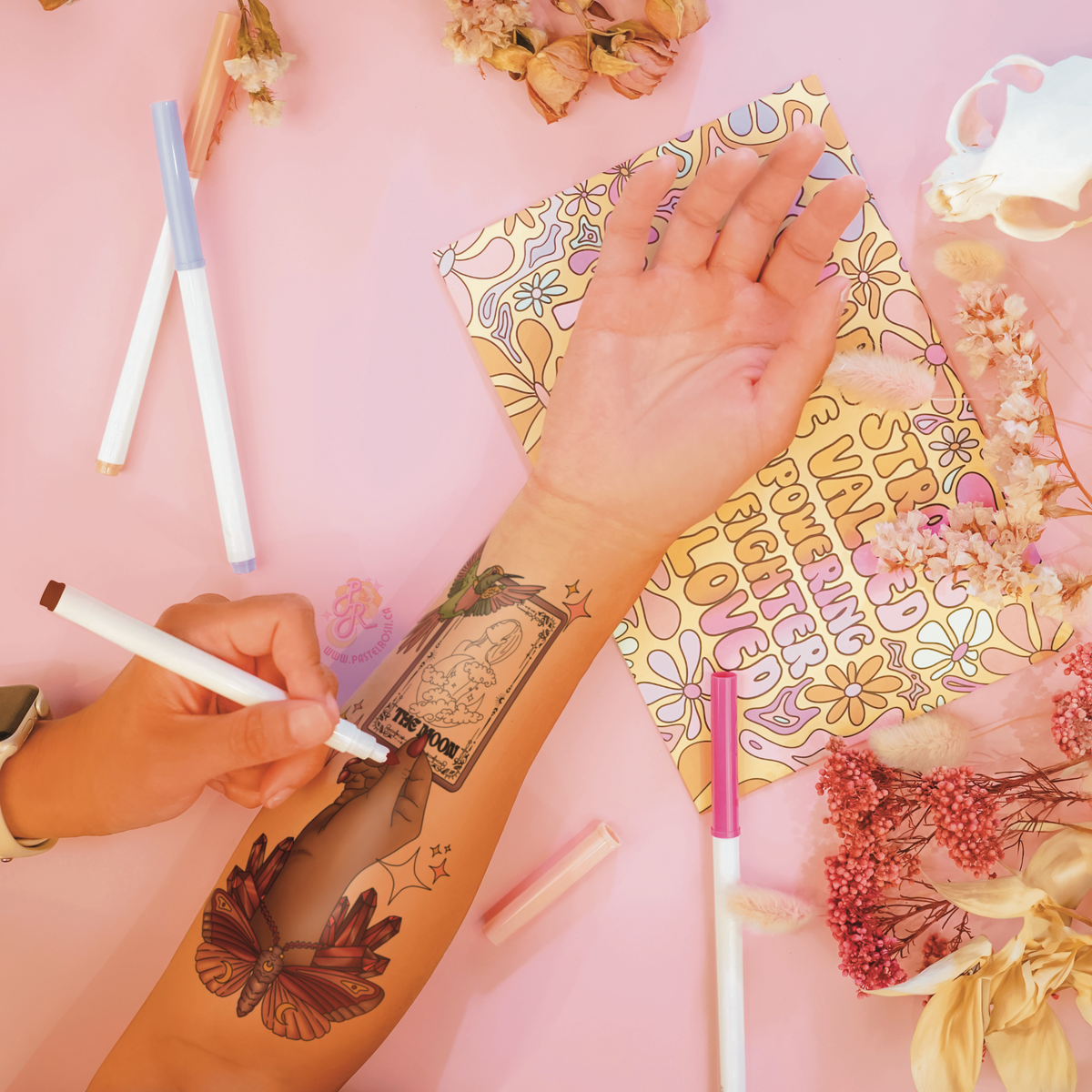 Hand of Light | Temporary Tattoo