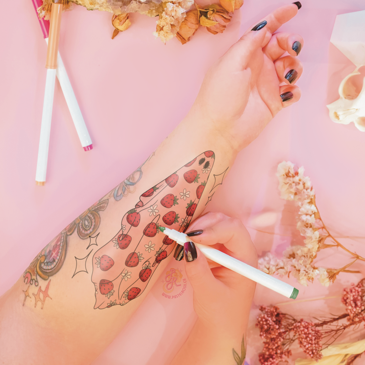 Phantom Berries | Temporary Tattoo