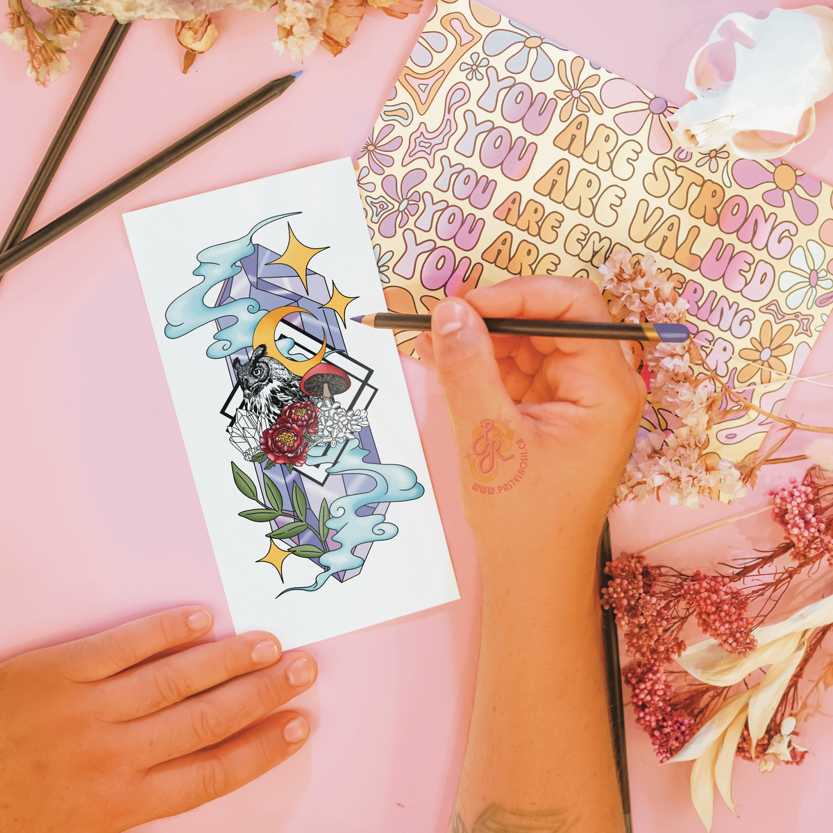 Dreaming in Dusk | Temporary Tattoo