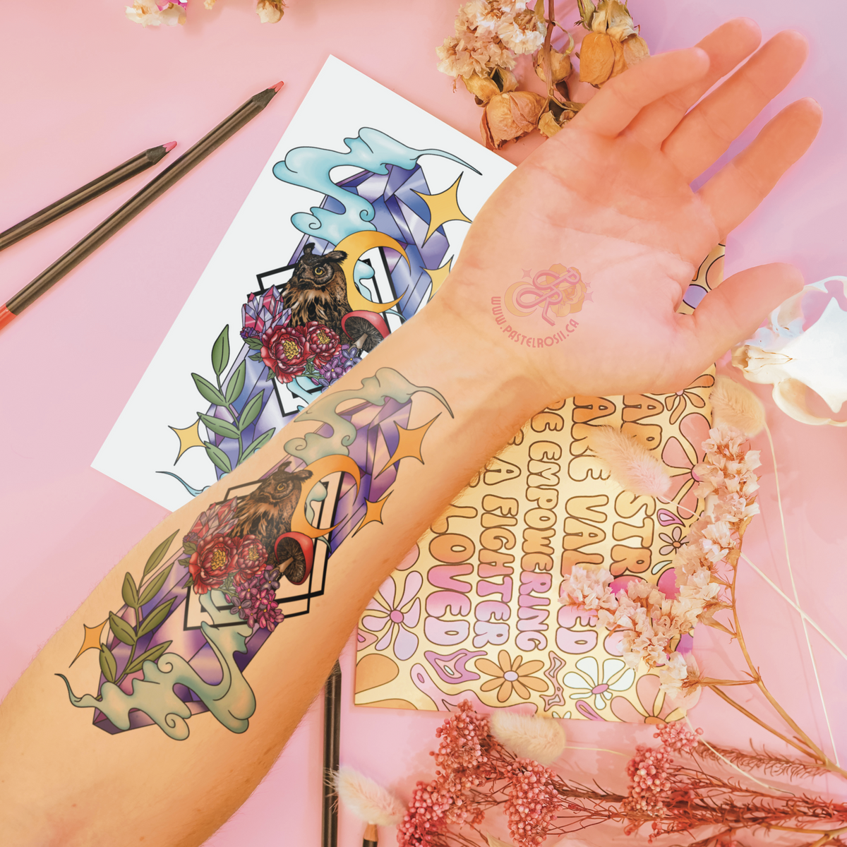 Dreaming in Dusk | Temporary Tattoo