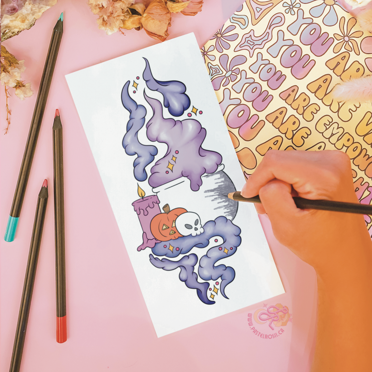 Witch Cauldron | Temporary Tattoo