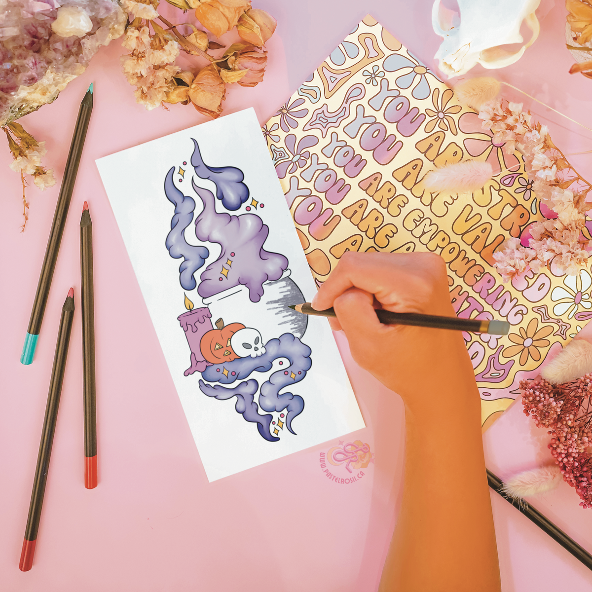 Witch Cauldron | Temporary Tattoo
