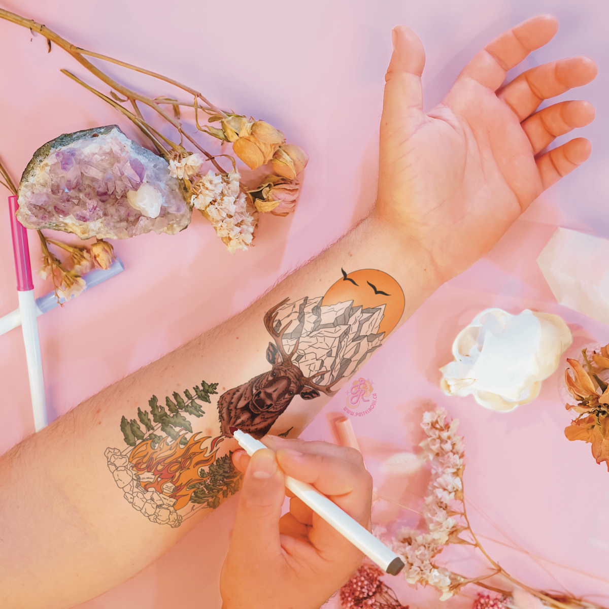 Wandering Echoes | Temporary Tattoo