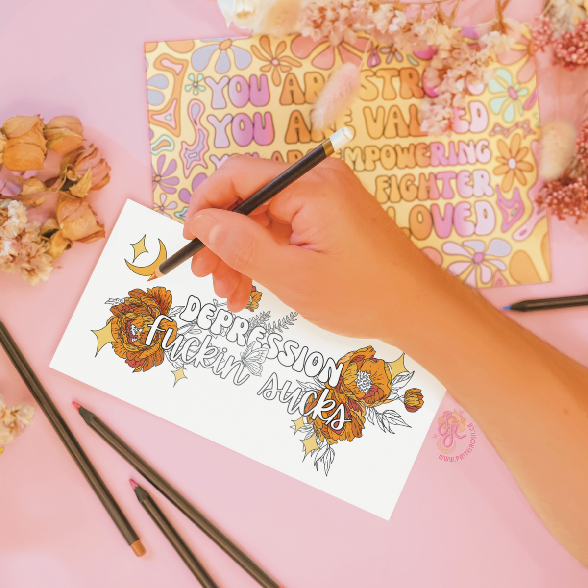 Depression Sucks | Temporary Tattoo