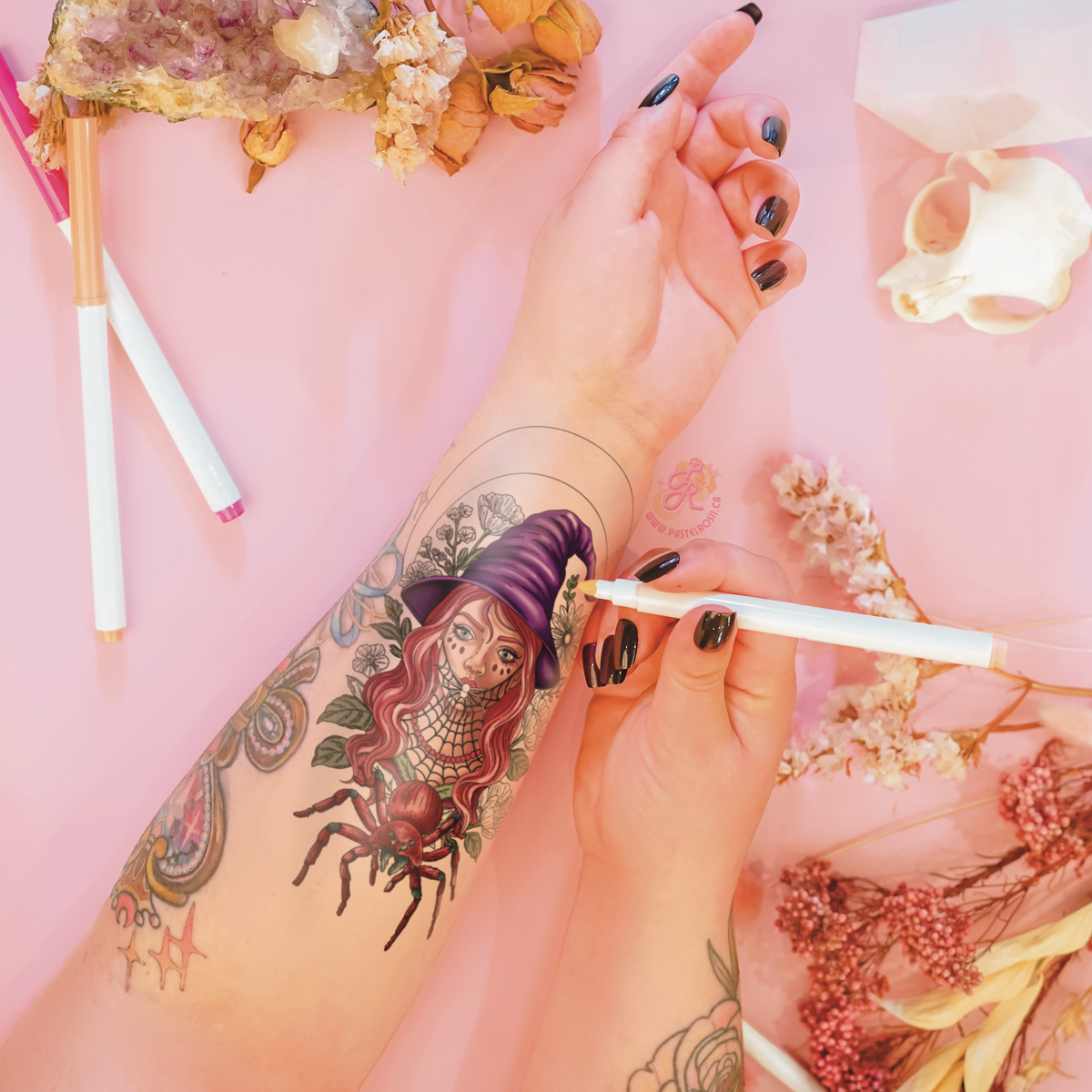 Quiet Hex | Temporary Tattoo