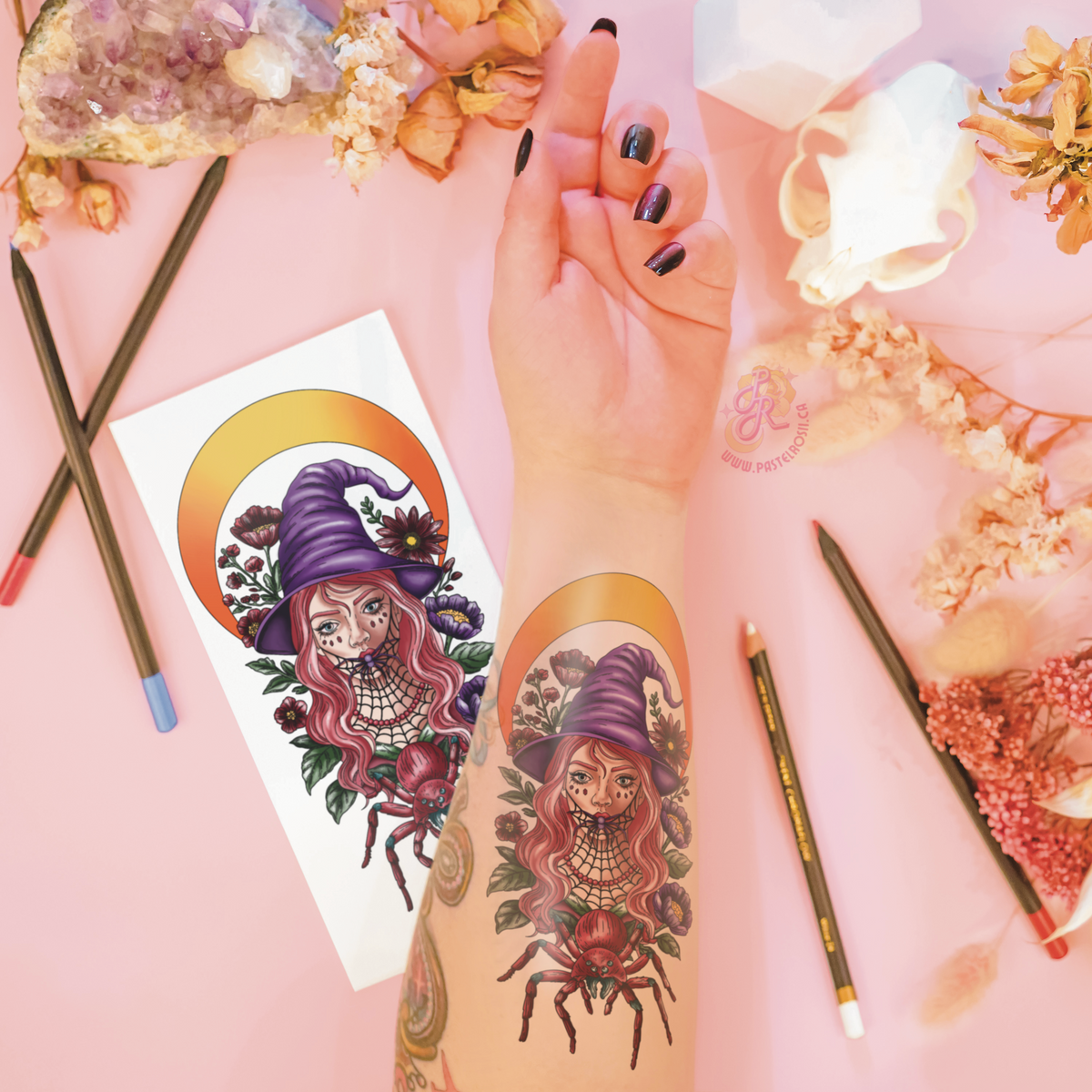 Quiet Hex | Temporary Tattoo