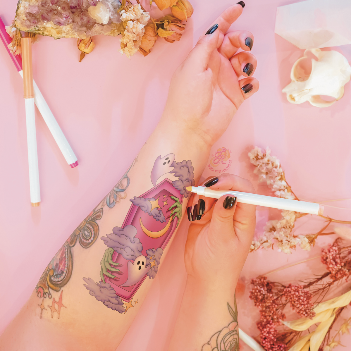 Midnight Hollows | Temporary Tattoo