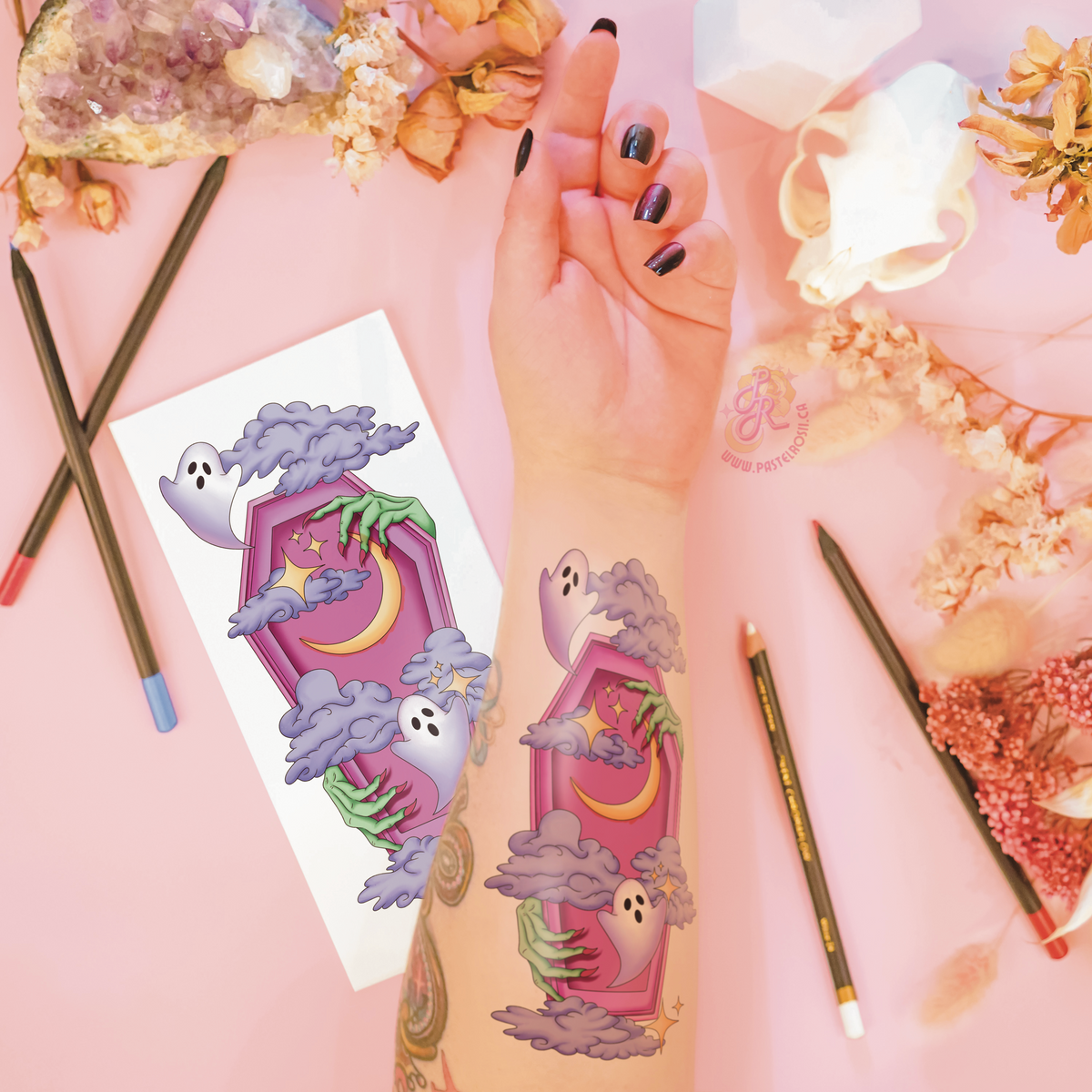 Midnight Hollows | Temporary Tattoo
