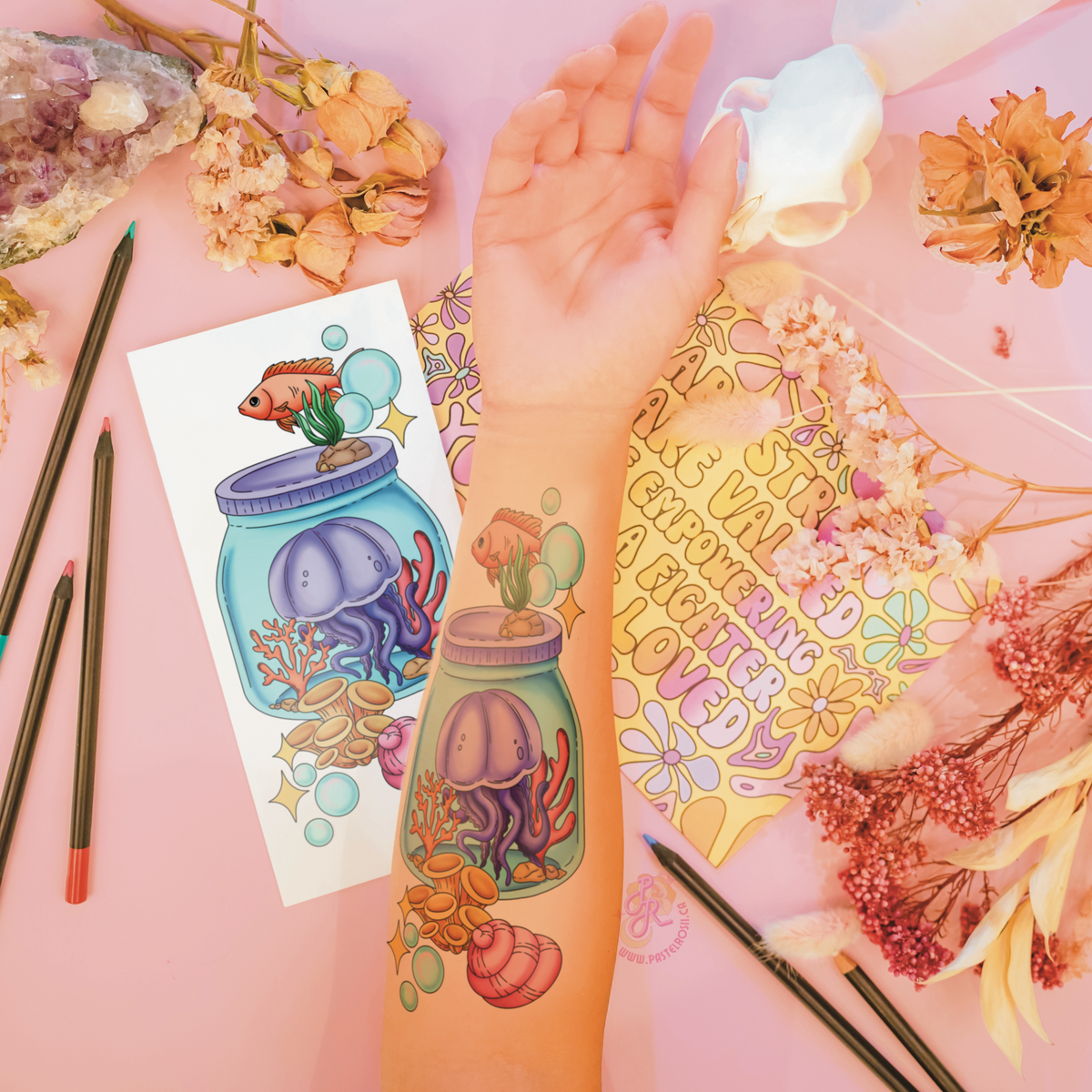 Jelly Dream Vessel | Temporary Tattoo