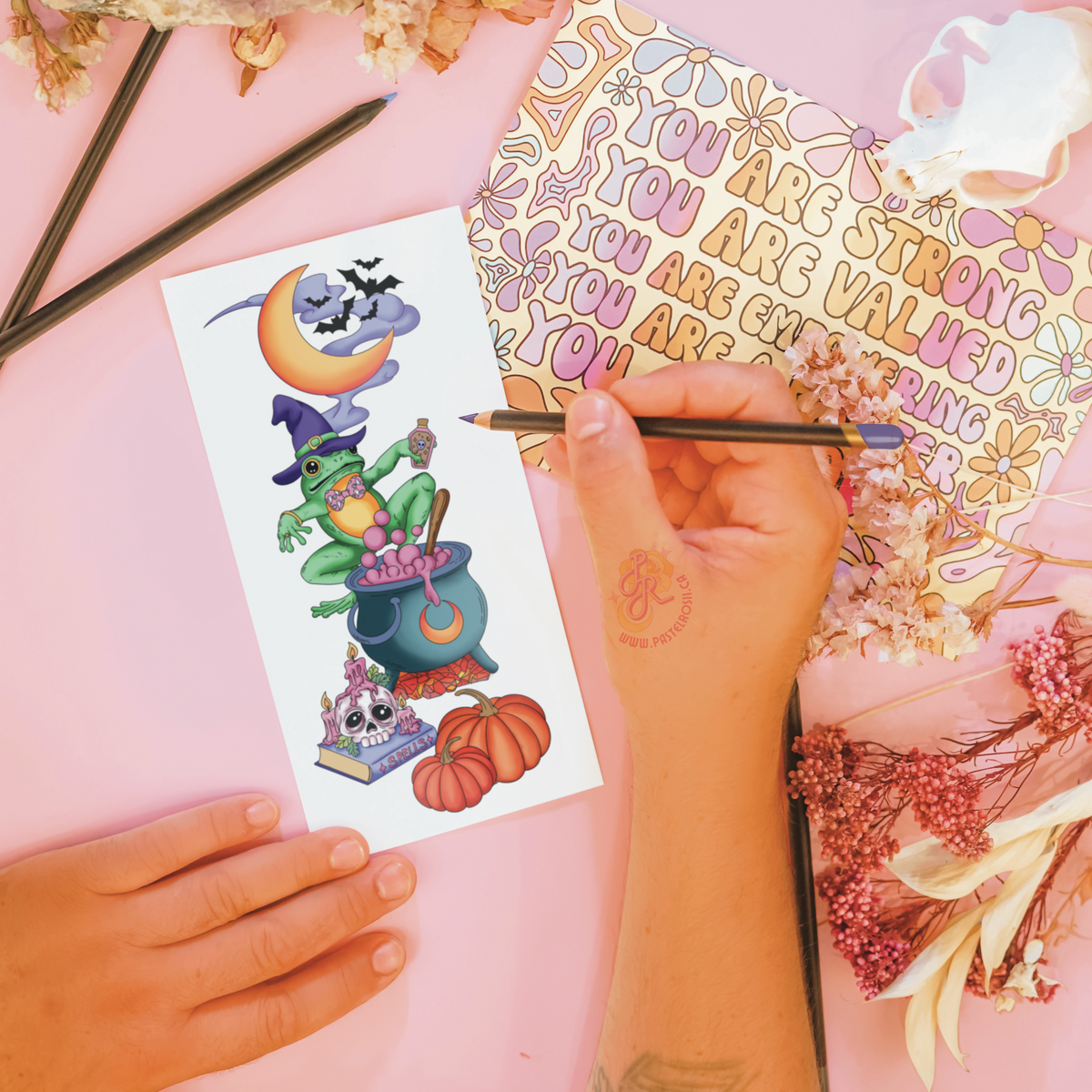 Familiar Spell Casting | Temporary Tattoo