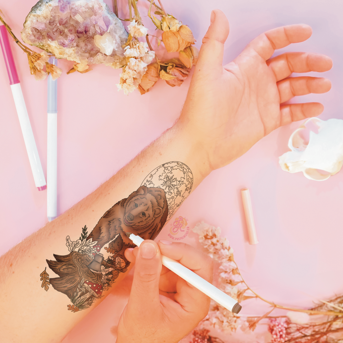 Grizzly Dreams | Temporary Tattoo