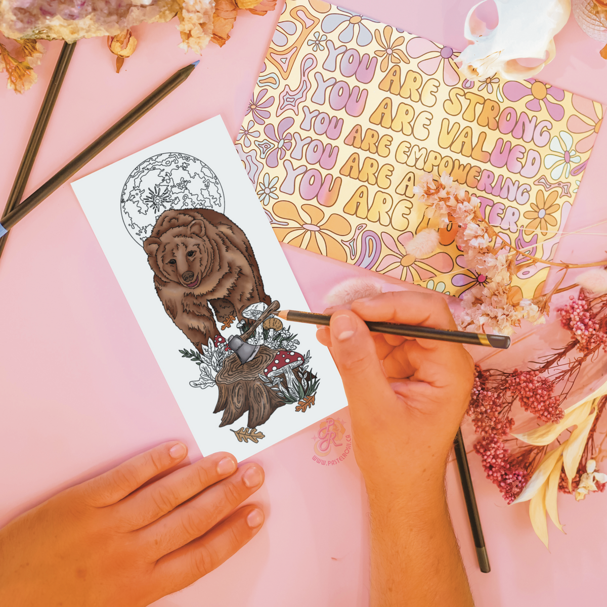 Grizzly Dreams | Temporary Tattoo