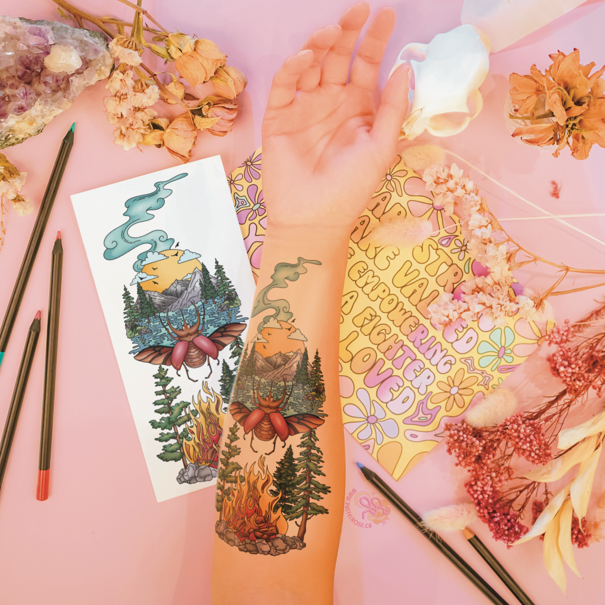 Spirit Keeper | Temporary Tattoo