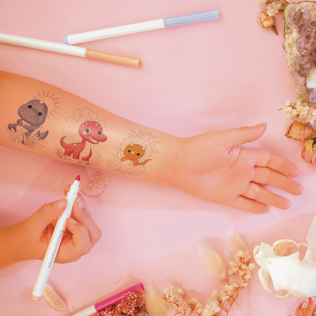 Rawr-Some | Children’s Temporary Tattoo