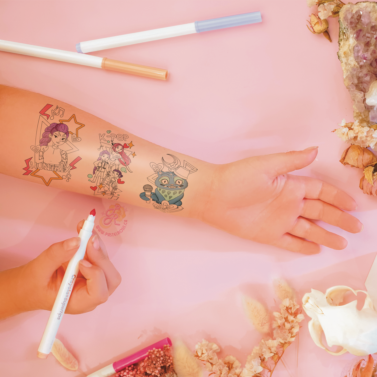 Kids Demon Slayer Set | Children’s Set of Four | Temporary Tattoos