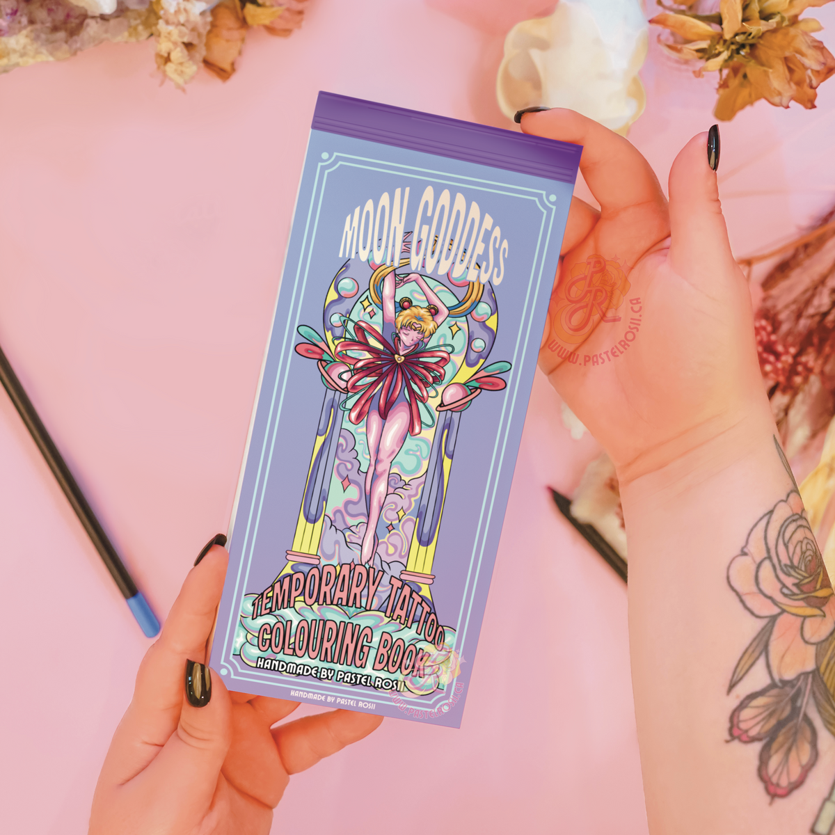 Moon Goddess Colouring Book