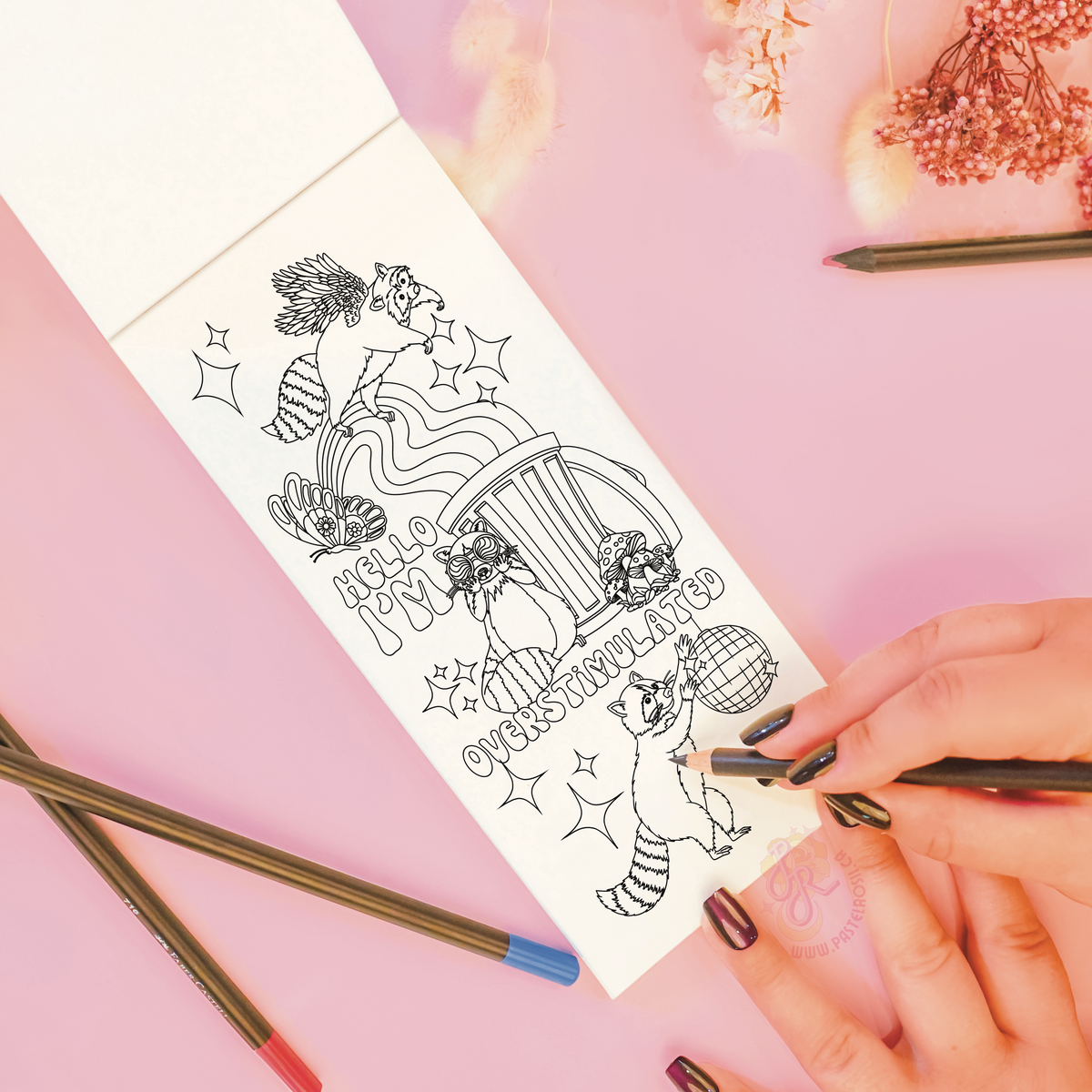 Anxiety Queen Colouring Book