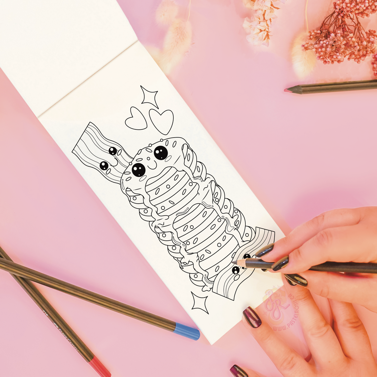 Snack Attack Colouring Book